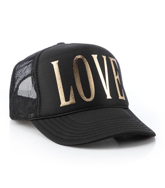 Love Trucker Hat Black