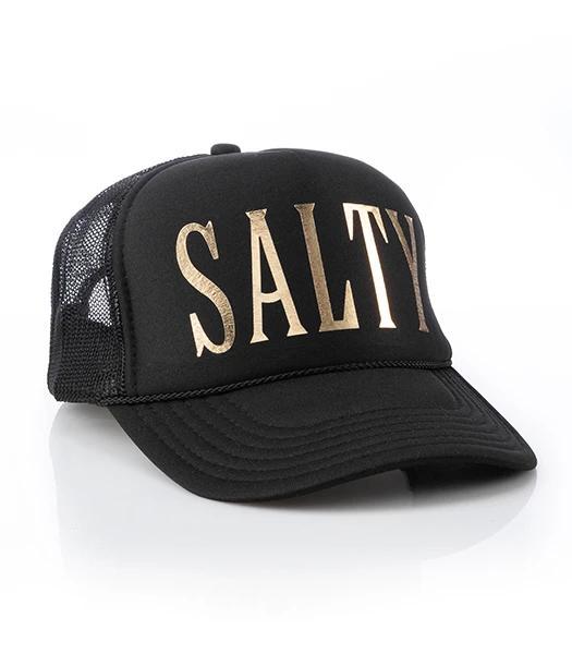 Salty Trucker Hat Black