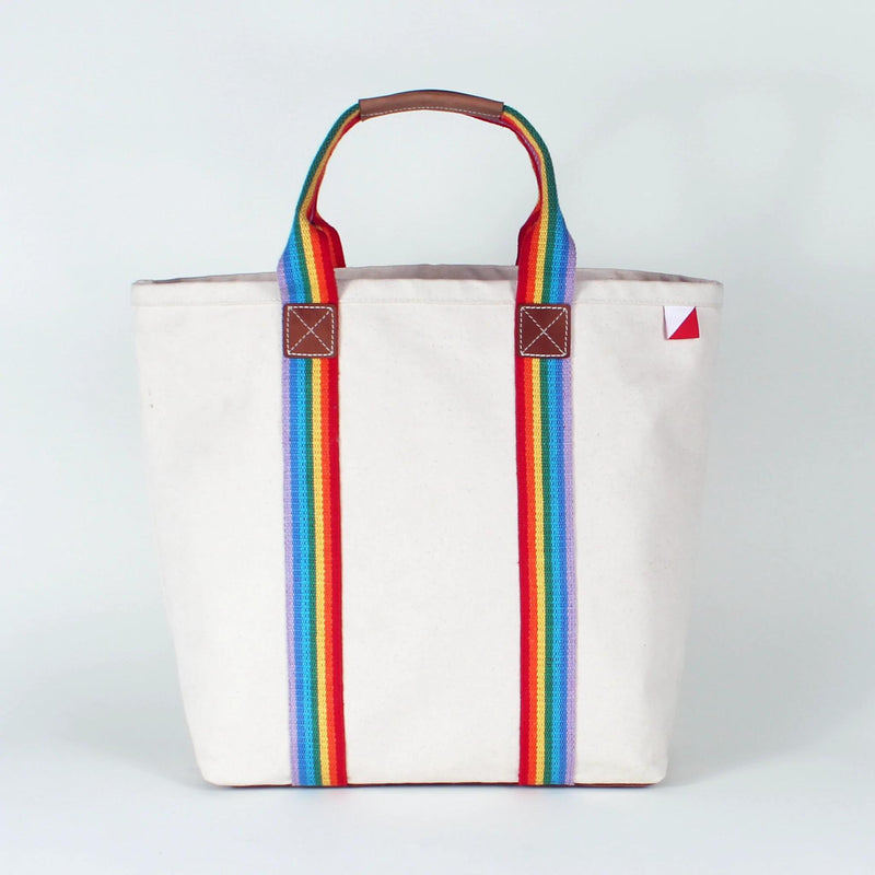 Society Tote with Leather